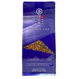 IYEMON Genmaicha  Green Tea 100g/3.5oz - Product of Japan