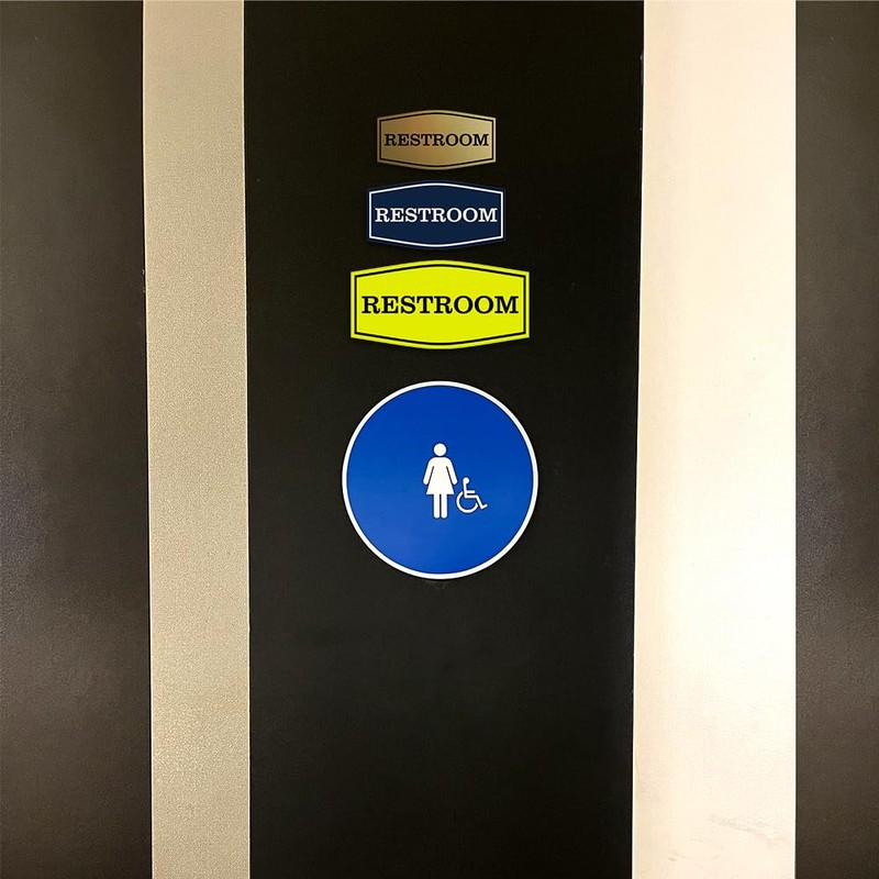 Fancy - Letrero de baño - Señalización de baño de