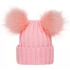 K&H Gorro Para Bebe 2 Pompon Niño Niña Gorro Para