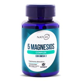 Magnesio Complex Omega Glicinato Citrato Carbonato Hidroxido Oxido Vcaps Natgel