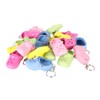 Ausla Schlüsselanhänger, Süßer Slipper, Mini-Schlüsselanhänger, 20 Stück, DIY, Flexibles Silikon,