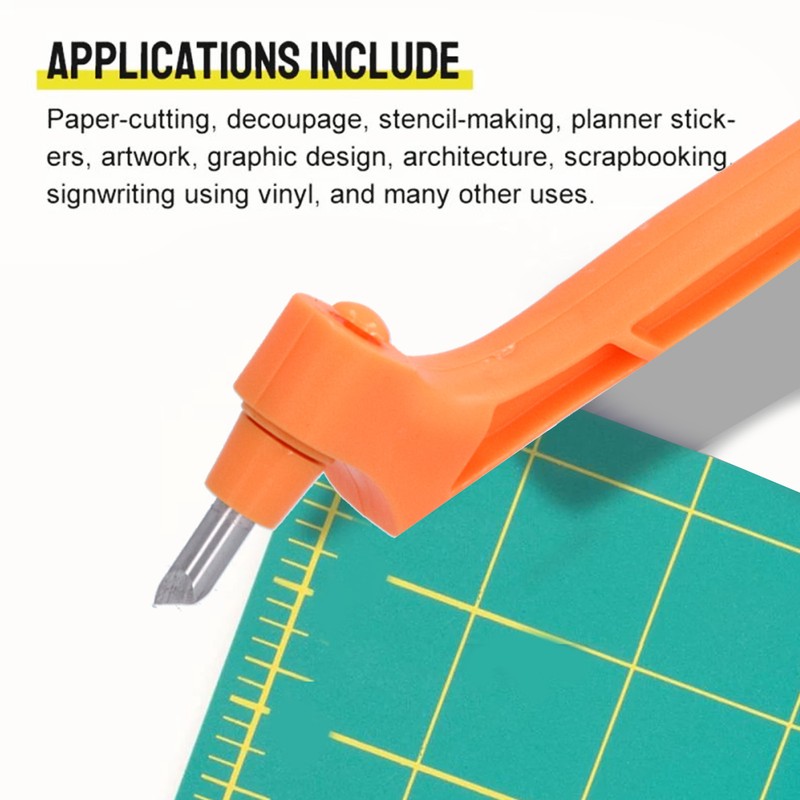 Craft Cutting Tools Stainless Steel Craft Knife 360 Degree Rotating