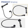 GOLKNHA Spark plug ＆ Cap Wire Kit for Kawasaki KAF820