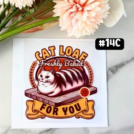 UV DTF DECALS, 4" height, Cup Decals, Cup Stickers, Cup Decor:_#15 - Western Cat