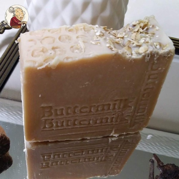 Natural Handcrafted Soap Company Buttermilk with Honey and Mango Butter Soap