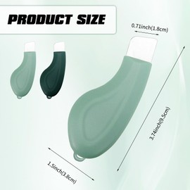 2 Stück Mitesserschaber, Gesichtsschaber, Blackhead Remover Tool, Milder Und Sicherer Gesichtsspatel Deep,Spatel Zur Tiefenreinigung Der Haut,Werkzeuge Zum Entfernen Von Mitesser Für Männer Und Frauen