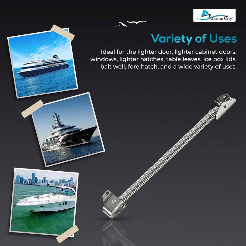 MARINE CITY 304 Stainless Steel Best Grip Hatch Holder Adjuster