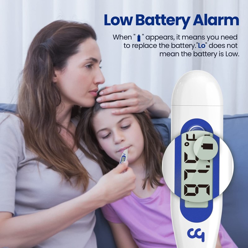 Femometer Thermometer for Adults and Kids, Digital Thermometer with Fever