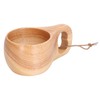 200ml Single Hole Wooden Cup with Hanging Buckle Milk Coffee