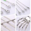 HSIXHAF 5 Pieces Back Scratcher, Telescopic Back Scratcher, Stainless Steel