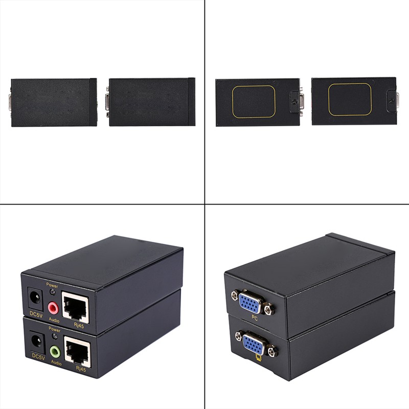 1080P 100M VGA SVGA Video Audio Extender Extension Over RJ45