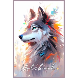 Majestic Spiritual Wolf Notebook: 120 Pages for Inspiring Note-Taking, Journaling, or Work - 6x9 Inches: Ideal for gifting for Journaling, Work, ... important thoughts, lists, poems or stories