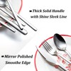 CITESANA 24 Piece Stainless Steel Silverware Set for 4 with