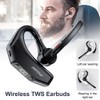 MPOW Bluetooth 5.3 Wireless Business Earphone Headset Truck Driver Sport