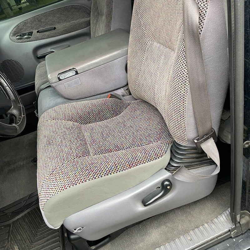 ECOTRIC Driver Side Bottom Seat Cover Compatible with 1998-2002 Dodge