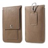 DFV mobile - Belt Case Cover Premium Synthetic Leather Vertical