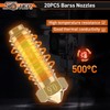 20PCS Barss Nozzles Kit for Kobra 2, 3D Printer 8PCS
