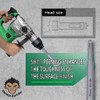 Monkey King Bar Chisel Set,4-Pcs SDS Plus Chisel Bits Set，1