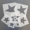 UUYYEO 16 Pcs Different Sizes Star Stencils Large Small Star