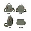 Smrcom Men Purse Shoulder Small Crossbody Canvas Messenger Tote Side