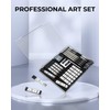 Four Candies 27PCS Art Mechanical Pencil Set with Case, 4PCS