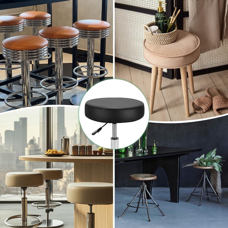 M METERXITY 1-Pack Bar Stool Covers Round, for 12-14 Inch