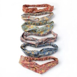 Topkids Accessories Hair Headband Bandeau Headbands Hairband Cross Knot Knotted Headband Leopard Print Headband Hair Bandeau Polka Dot Headband Bandeau For Women, Ladies, Men (Imitation Silk)