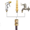 SHOWNEW Garden Hose Quick Connectors, Solid Brass 3/4 inch GHT