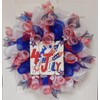 Shooting Firecrackers Fourth of July Patriotic Wreath