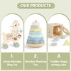 Freniland Montessori Toys for 1 Year Old，3-in-1 Wooden Baby Toys，Wooden