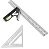 2 Pcs Square Tool, Square and Combination Square Tool Set,