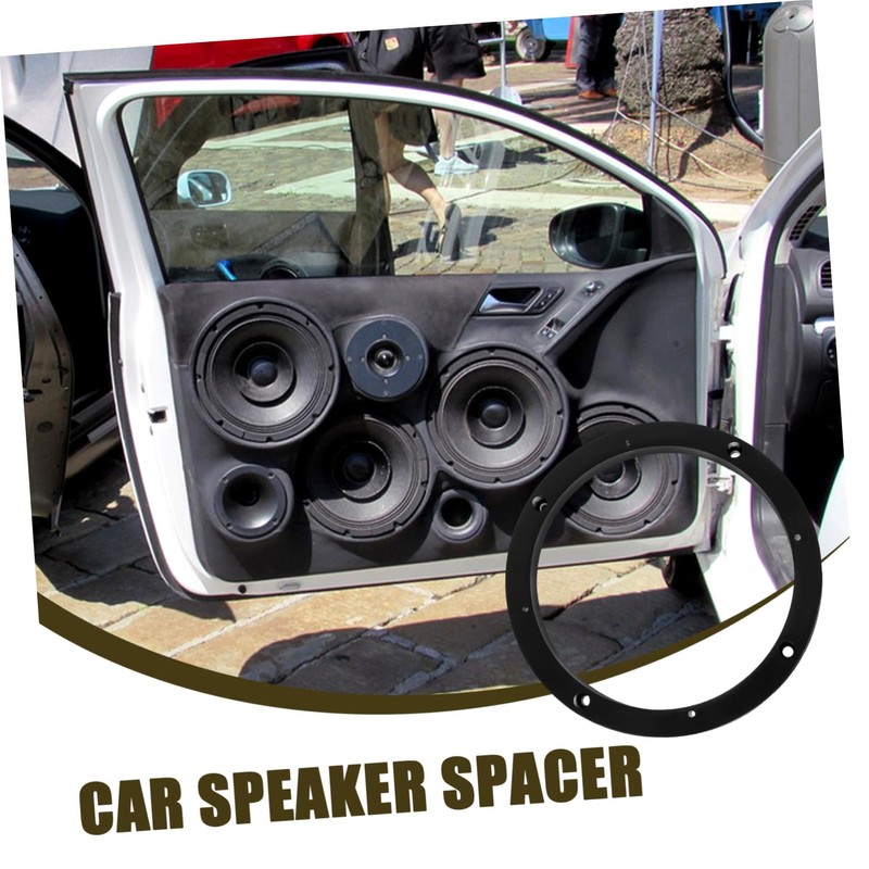 Mobestech 1pair Car Speaker Mounting Spacer Plastic Speaker Adapter Spacer