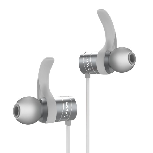 Crave Octane Wireless Bluetooth Earphones, in-Ear Sweat and Water Resistant