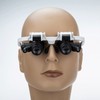 Loupe Magnifier Glasses Head Mount with LED Light Adjustable Glasses