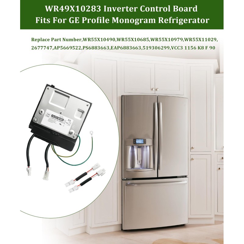 WR49X10283 WR55X10490 Refrigerator Inverter Control Board