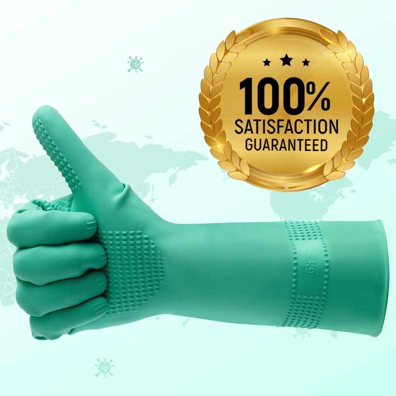 SUPPORTSMART Donning Gloves for Compression Stockings - Enhanced Grip, Tear-Resistant,
