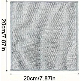 Unbranded 14pack anti-scratch wire cloth single-layer multi-purpose wet&dry cleaning cloth