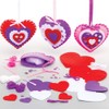 Baker Ross Heart Decoration Sewing Kits - Pack of 3,