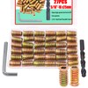 Twidec/27PCS 5/16"-18 Threaded Inserts for Wood Furniture Screw-in Nut Wood