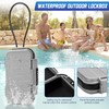 Portable Travel Safe Lock Box 4-Digit Combination Mini Safe Box,