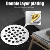 4-1/4“ Shower Strainer Drain Trim Set, Screw-in Shower Strainer Drain