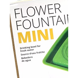 Catit Mini Flower Fountain Automatic Filtering Cat Water Bowl 1.5 Liter 7x3"