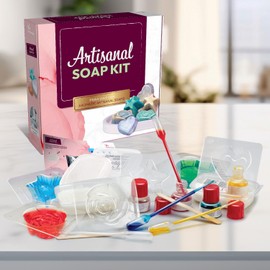 Science4you Artisanal Soap Making Kit - Make Your Own Soaps with This Craft Kit, Make 3 Different Scented Soaps, Educational Craft Kit, Craft Gifts for Adults