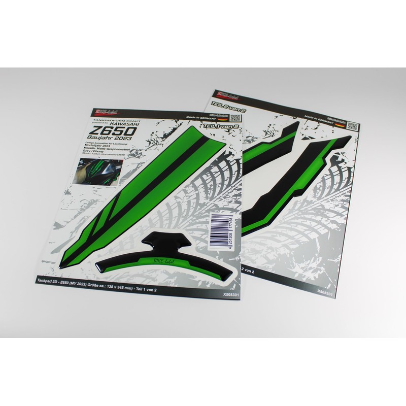 Tankpad Knee Pad Set 3D Tank Protector Compatible with Kawasaki
