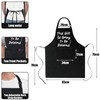 Xolixorium Men’s Funny Cooking Apron, BBQ Grilling Apron, 2 Pockets