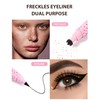 Erinde Natural Freckle Eyeliner Pen, 2 in 1 Liquid Freckle