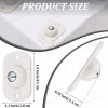 Dolores 8pcs Mini Ruedas Giratorias Acero Inoxidab 360° Autoadhesivo