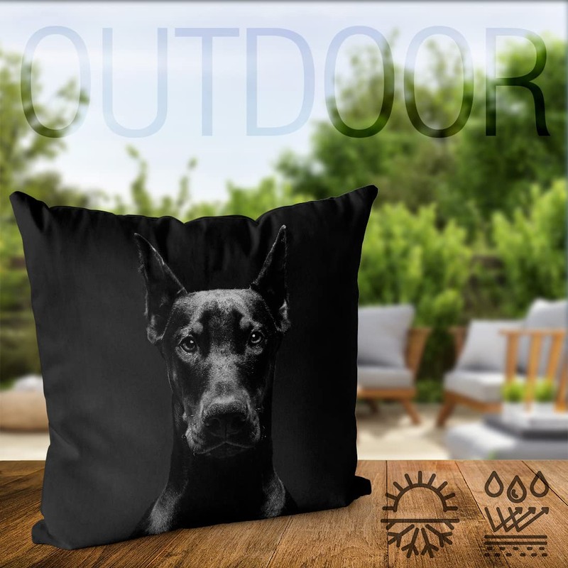 VOID Dobermann Cushion Cover Sofa Cushion Decorative Outdoor Cushion Decorative