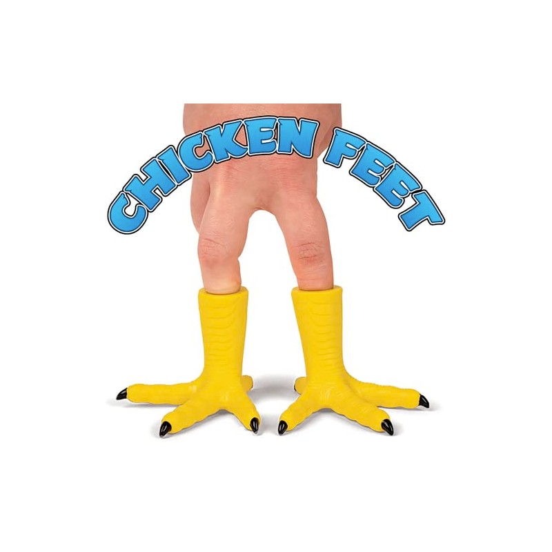 Archie McPhee Chicken Feet Finger Puppets (Set of 2)