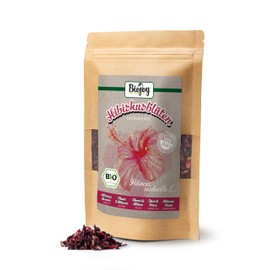 Biojoy Organic Hibiscus Flowers Dried (100 g), Hibiscus Pink Sinensis